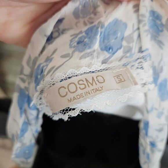 Cosmo Floral Cowlneck Blouse - Picture 6 of 6